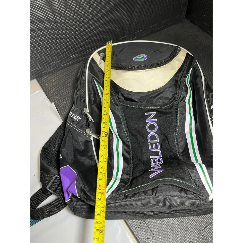 Official Wimbledon Championship Babolat Multi-Pocket Tennis Racket Bag Backpack‎